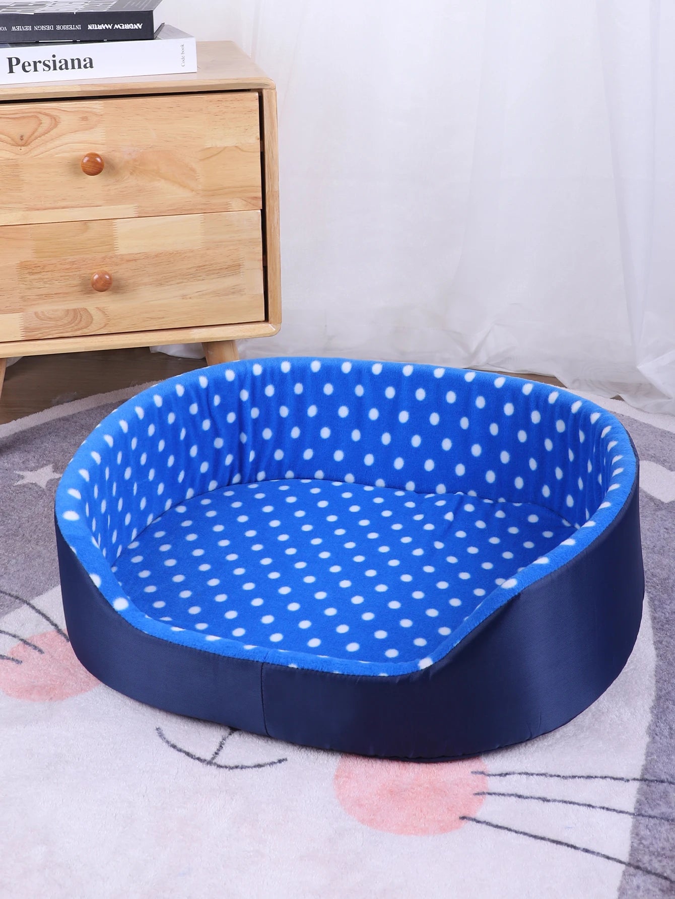 Cats Bed Dot Sponge Pad Dog Accessories Houses and Habitats Pet House Puppy Goods All Supplies Cushions Things Beds Basket Mat