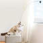 Simulation Bird Interactive Cat Toys Funny Feather Bird with Bell Cat Stick Toy for Kitten Playing Teaser Wand Toys Cat Supplies