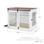 Unipaws sliding door cage high-end furniture wind pet cage medium and large dog house
