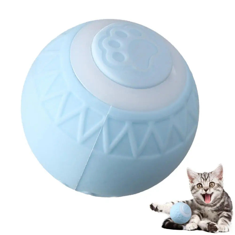 Cat Interactive Ball Intelligent Sensing Rolling Ball Toys Automatic Rolling Magic Ball Toy Rotating Ball Cat Game Accessories