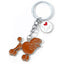 I LOVE Alaska Husky Dog Keychain Cute dachshund  animal Cartoon dog Keychain dog Gift For woman Man Jewelry