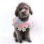 Adjustable Pet Dog Cat Saliva Towel Lace Decorative Bibs Scarf Bandana Collar Dog Accessories Small Dogs Bibs Cute Accessories