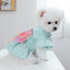 Luxury Woolen Princess Dress for Small Dogs Girl, Autumn Winter Warm Dog Clothes Yorkie Chihuahua Puppy Bowknot Skirts