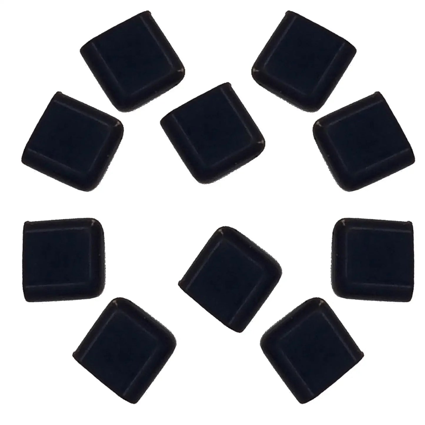 Air Fryer Rubber Bumpers Black Air Fryer Scratch Protection Air Kitchen Tray Fryer Replace Parts Accessories Cover Rubber W1T4