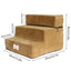 Pet Stairs 3 Steps Stairs for Small Dog Cat Pet Anti-slip Removable Dogs Bed Stairs Extra Wide Non-Slip Steps Pet Supplies