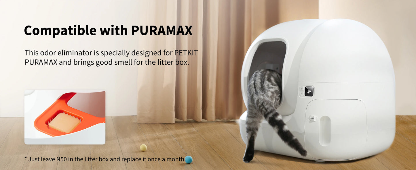 PETKIT N50 Exclusive for PuraMax Self-Cleaning Cat Litter Box Deodorizer Air Cleaning Materials Cat Toilet Air Purifying Refills