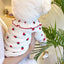 Puppy 2024 Clothes Cotton Girl Dog Undershirt Summer Dog Cooling Vest Dog Strawberry Shirt Chihuahua Bichon Apparel Dog Clothing