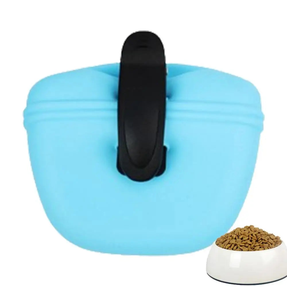 Silicone Treat Pouch For Dogs Portable Silicone Training Container Clip On For Dog Training Training Container Food Reward