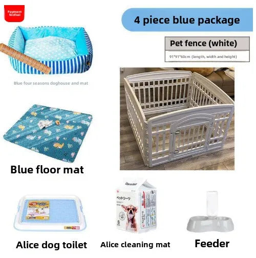 Pet Fence Easy To Assemble and Store Heightened with Free Gift  Pet Protection Fence