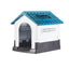 Outdoor Rainproof Pet Nest Four-season Universal with Toilet Plastic Kennel Sunscreen Dog Shed with Toilet with Toile