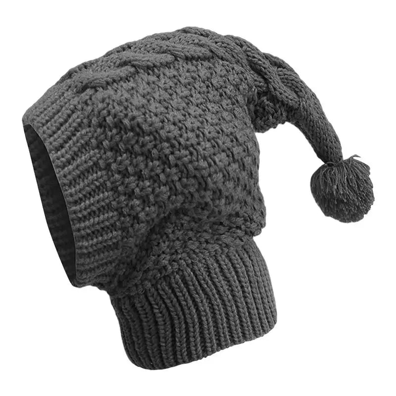 Dog Knit Hat With Earmuff Winter Dog Knitting Caps Soft Puppy Warm Hood Neck And Head Protector Knitting Hat Cute Pet Apparel