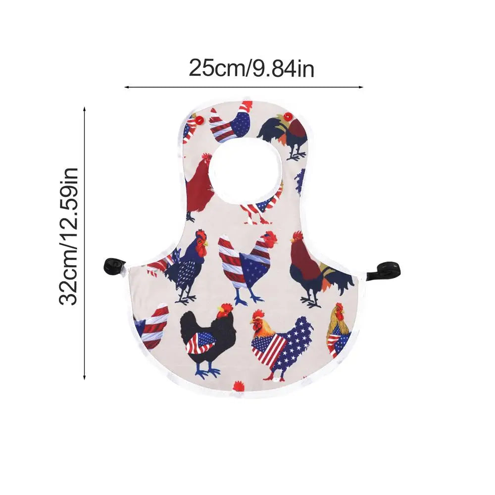 Chicken Saddle For Hens Breathable Feather Protector Chicken Pecking Guard Comfortable Chicken Clothes Wing Back Protector