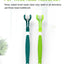3-Sided Pet Toothbrush Dog Plastic Toothbrush Removing Bad Breath Tartar Cleaning Mouth Pet Dental Care Cat Cleaning Mouth