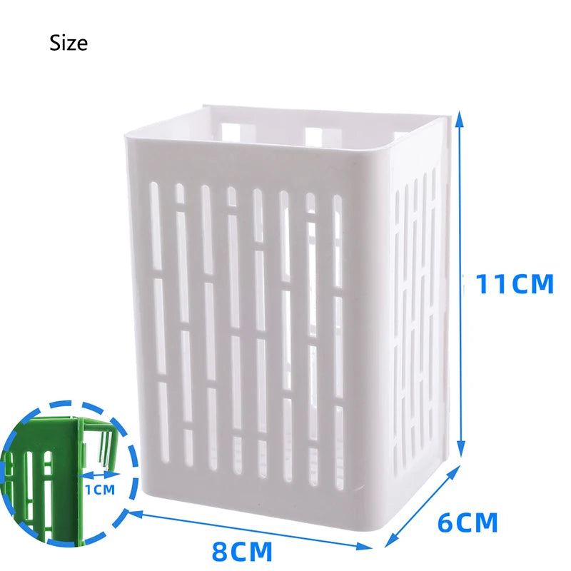 Aquarium Planting Basket Hydroponic Support Hangable Fish Tank Water Grass Cup Aquatic Plant Holder Wall Hanging Flower Pots