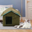 Outdoor Cat House Collapsible Winter Pet Shelter For Cats Outside Cat House With Removable Soft Mat For Outdoor Indoor Cats