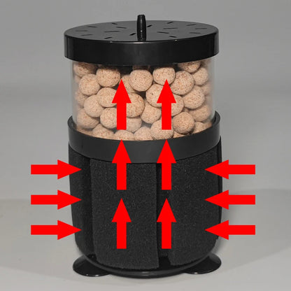 1Pcs Black Aquarium Filter for Aquarium Fish Tank Air Pump Skimmer Biochemical Sponge Filter Aquarium Bio Filters Filtro Aquario