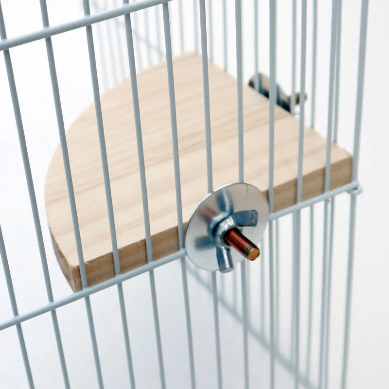 Small Pet Natural Wood Stand Platform Hamster Guinea Pig Toys Paw Grinding Gerbils Springboard Pet Jumping Board Home Supplies