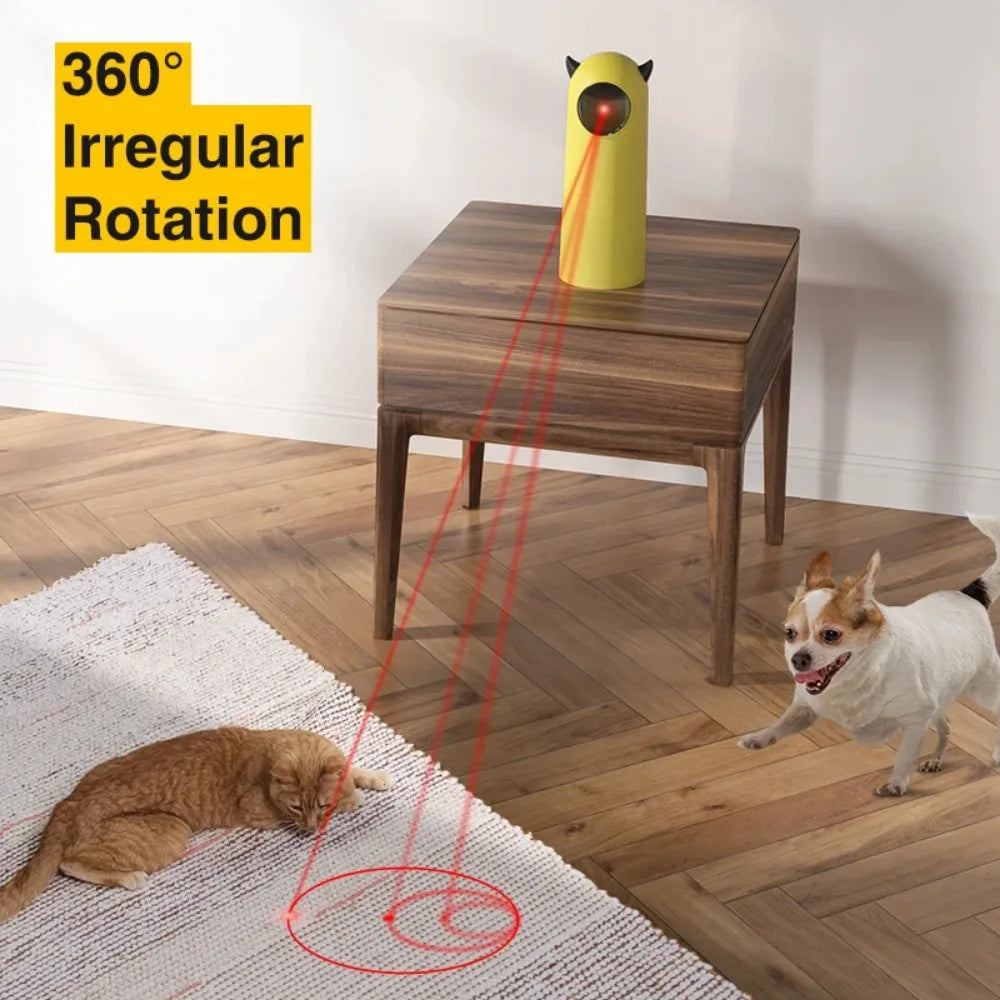 Laser Cat Teasing Device Teasing Pet Toys Infrared Intelligence Good-Looking Relieve Boredom Dog Toy Projection Capture Device