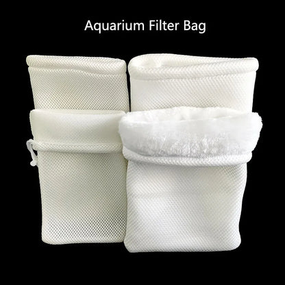 Thickening Encryption Aquarium Filter Reuse Wash Filter Magical Blanket Bag Pad Biochemical Biological Filtration Clean for Fish