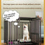 Dog cage Household Indoor with toilet Large Medium Small Dog Teddy Corgi Bichon Shiba Golden Retriever Large cage Kennel
