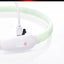 USB Rechargeable Glowing Collar for Large and Small Dogs LED Glowing Dog Collar 9 Flashing Modes Adjustable Soft Silicone Collar