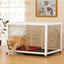 Yitongju new solid wood dog cage indoor luxury dog villa large, medium and small Shiba Inu Corgi pet kennel cage