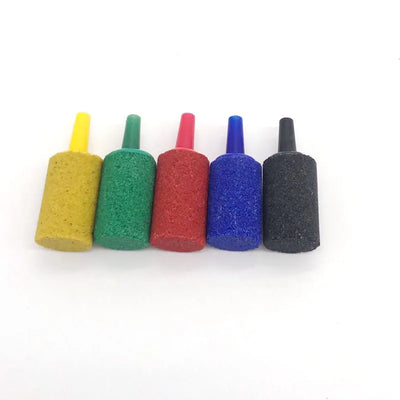 15mmx25mm Small Fish Tank Aquarium Air Stone Oxygen Aerator Increasing Air Bubble Pond Pump Hydroponic Oxygen Supplies Colorful