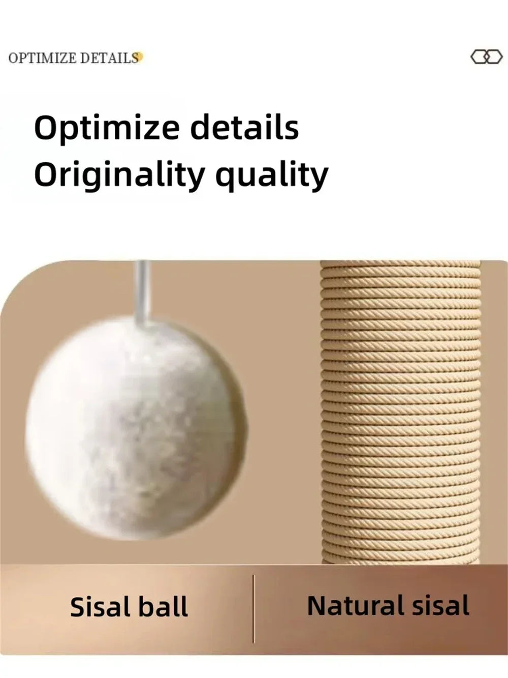 Pet cat toy High-density board Cat Turntable Fun cat baseball durable sisal scraper cat supplies Cat scratching post
