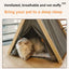 Pet Tent Cat Kennel Available in All Seasons Dog Tent with Thick Cushion Portable Removable Washable Closed