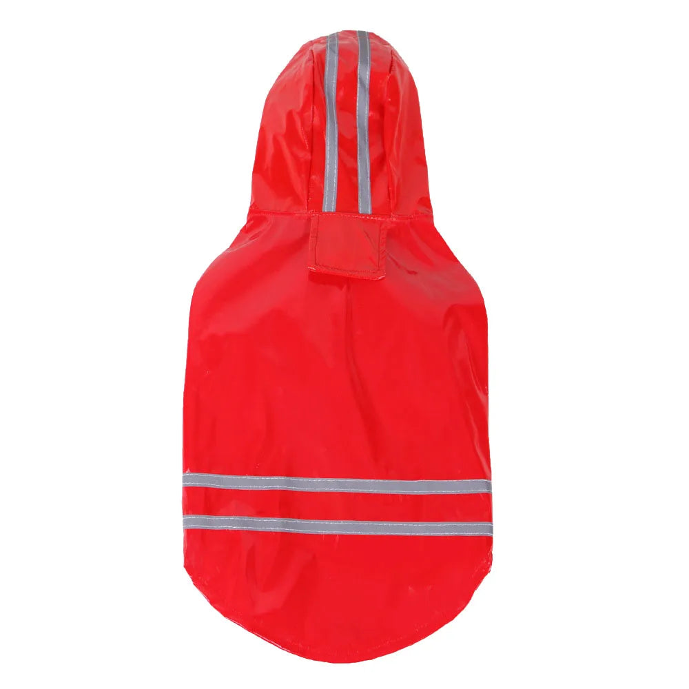 Dog Raincoat Waterproof Puppy Rain Jacket Outdoor Reflective Doggy Raincoat for Small Dogs Cats Pug Poncho Rainwear Pet Clothing