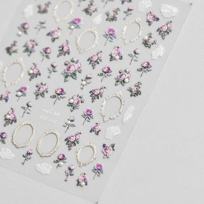 1pcs Cute Cat Claw 3D Jelly Relief Nail Stickers 3D Adhesive Stickers For Nails DIY Japanese Kawaii Slider Nail Art Decorations