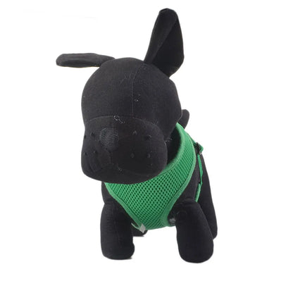 Adjustable Soft Dog Harness Nylon Breathable Mesh Walk Out Harness Vest Collar for Pets Small Medium Large Dog Chest Strap Leash