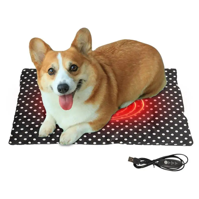 Cat Heating Pad Washable Electric Pet Heating Pad With 3 Adjustable Temperature 27x37cm Washable Electric Pet Heater Warmer Mat
