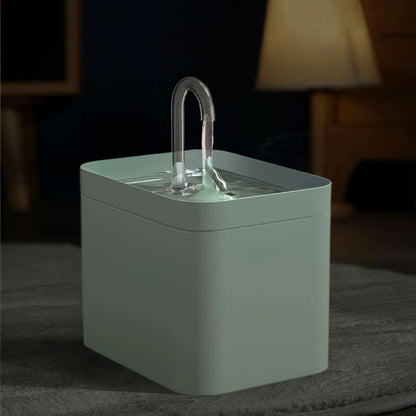 1.5L Automatic Cat Water Fountain USB Powered Electric Mute Pet Drinker Bowl Pet Drinking Dispenser Drinker for Cat Water Filter