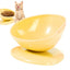 Raised Cat Food Bowl Spill Proof Cat Bowls Portable Dog Food Feeding Pet Feeder with Anti Slip Base for Indoor Cats Puppy Dogs