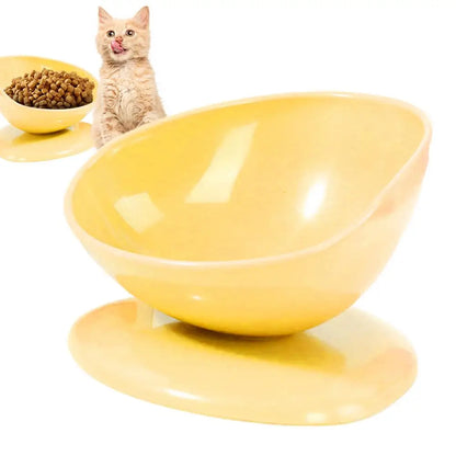 Raised Cat Food Bowl Spill Proof Cat Bowls Portable Dog Food Feeding Pet Feeder with Anti Slip Base for Indoor Cats Puppy Dogs