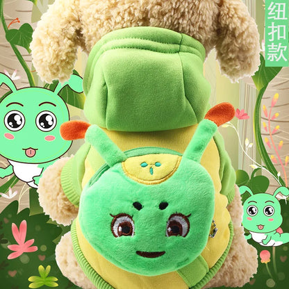 New Dog Clothes Autumn Winter Pet Products Pets Coats Soft Cotton Hoodies For Small Dogs Chihuahua Clothes Cartoon Pet Outfit