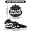 Halloween Dog Muzzle With Teeth Creepy Dog Costume With Large Teeth Spooky Prop Halloween Dog Costume Hilarious Dog Muzzle