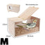 Transparent Design Parakeet Cockatiel Bird House Nest Easy to Clean Parrot House Smooth Edges Parakeet Nesting Box Bird Supplie
