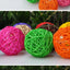 10pcs Primary Color Sepak Takraw Parrot Chewing Toy Ball Pet Bird Foot/foot Scratching/foot Toy Pet Chewing Toy Sepak Takraw