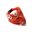 Adjustable Small Dog Cat Collar Scarf 6 Colors Print Puppy Kitten Bandana Neckerchief Pet Accessories For Dogs Cats Kedi Scarves