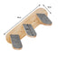 Tree For Cats Wall Mounted Scraper Tower For Cats Sisal Steps Cat Climbing Shelves Vertical Scratcher Pet Accessories Cat Toy