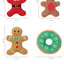 Plush Pet Christmas Dog Toys for Large Small Dogs Pet Products Dog Accessories Squeaky Chew Tooth Toy