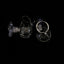 Aquarium Decoration Hanging Fish Tank Mini Crystal Glass Pot Polka Water Potted Planting Cylinder Cup Aquarium Accessories