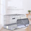 Double Drawer Rabbit Cage Pets Animal Cages Hamster Cages With Wheels