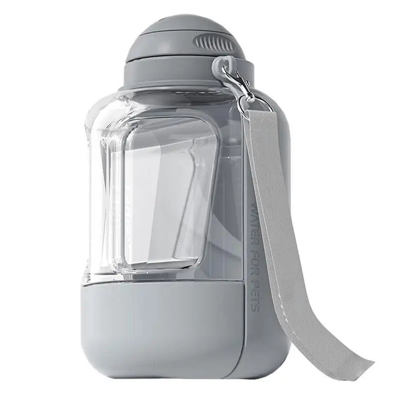 Dog Travel Water Bottle Portable Dog Drinking Bottle Large Capacity Dog Water Dispenser 2 in 1 Puppy Drinking Leak Proof Bowl