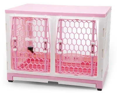 677-A Small Pet Display Resort Plastic Cage For Cat Puppy Rabbit Chinchilla And Guinea Pig