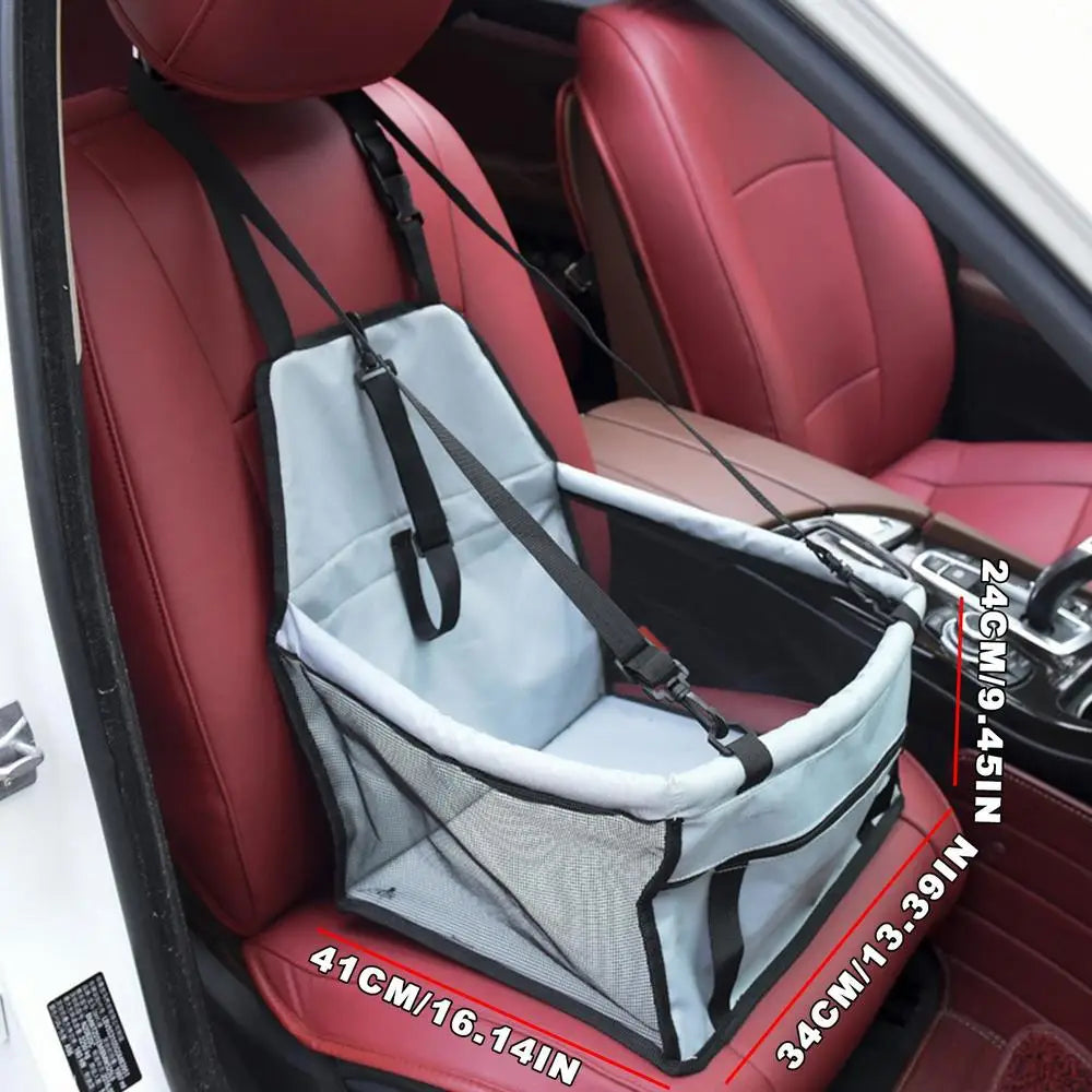 Pet Car Cushion Breathable Dog Seatbelt Car Seat 2 Small Dogs Dog Car Back Seats Travel Bed Dog Seat Comfortable And Safe For
