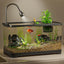 Large Transparent Turtle Tank with Basking Platform High Definition PET+ABS Plastic Anti Drop Aquarium Fish Tank Reptiles Box