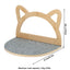 Cat Wall Mounted Wooden Cat House and Hammock for Kitten Living Platform and Ladder for Jumping Climbing Cat Indoor Furniture